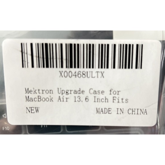 Mektron MacBook Air 13.6 Inch Upgrade Case Cover Keyboard Protector NEW - Picture 3 of 3
